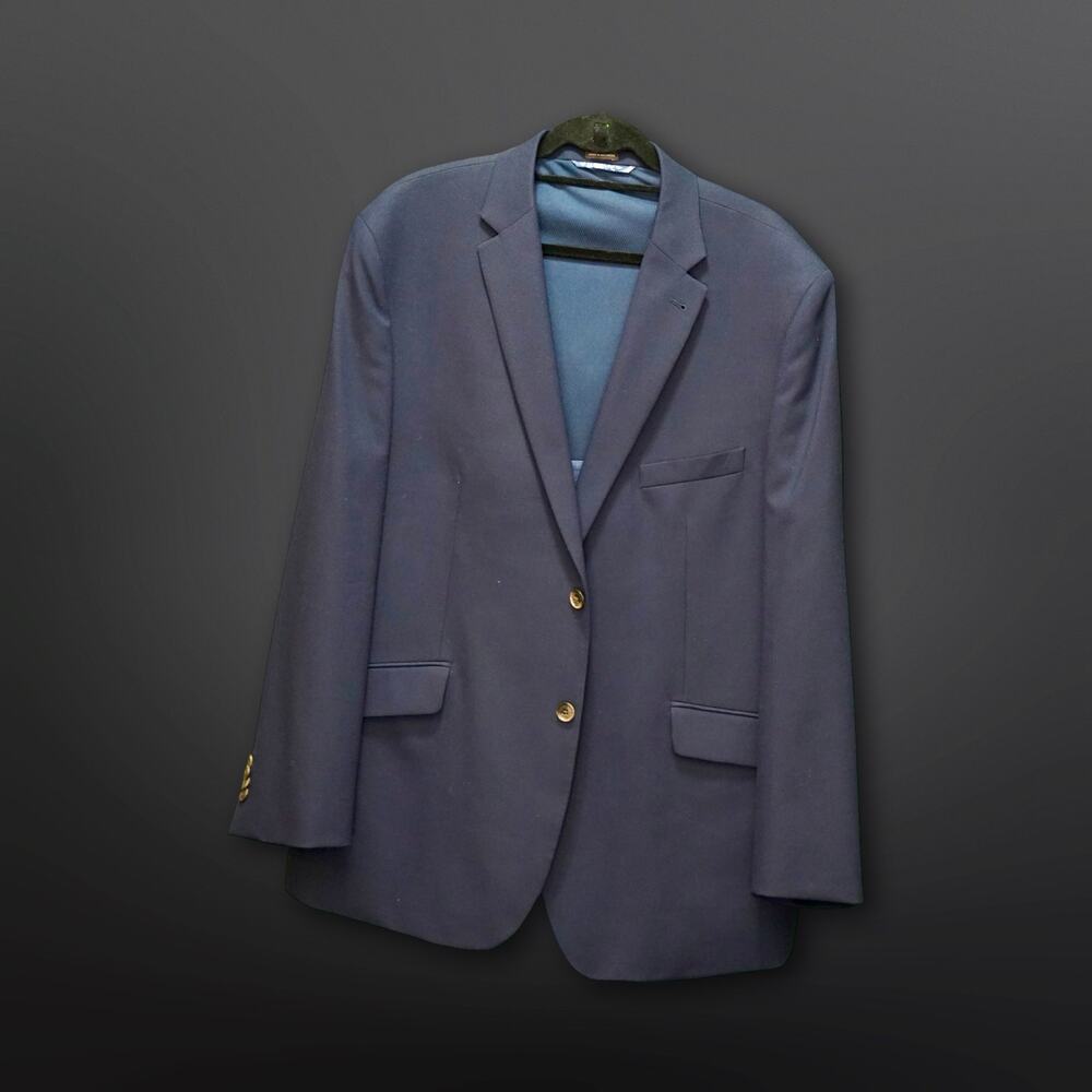 Joseph Abboud Men's Standard Fit Blue Blazer 46R